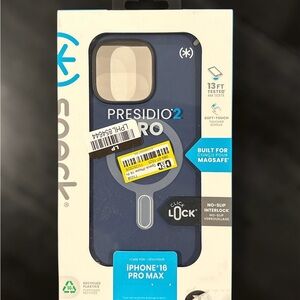 Speck Presidio2 Pro Case for iPhone 16 Pro Max - Dark Blue